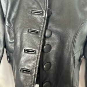 Women's Black Leather Jacket